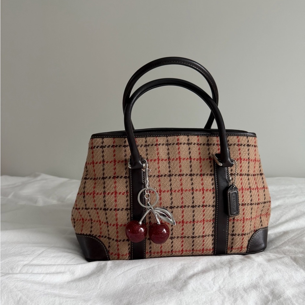 vintage Coach Hampton Wool Purse